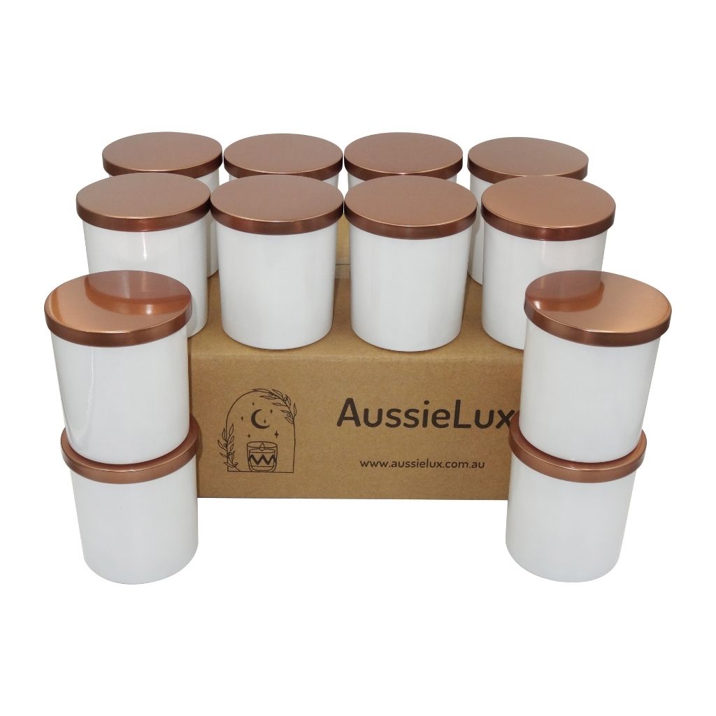 48 Pcs Luxury Glass Candle Jars with Lids for Making Candles, Wholesal