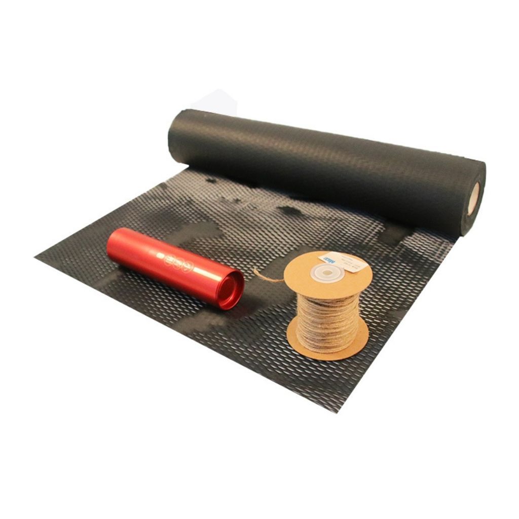 Eco-friendly honeycomb paper roll - Black Colour