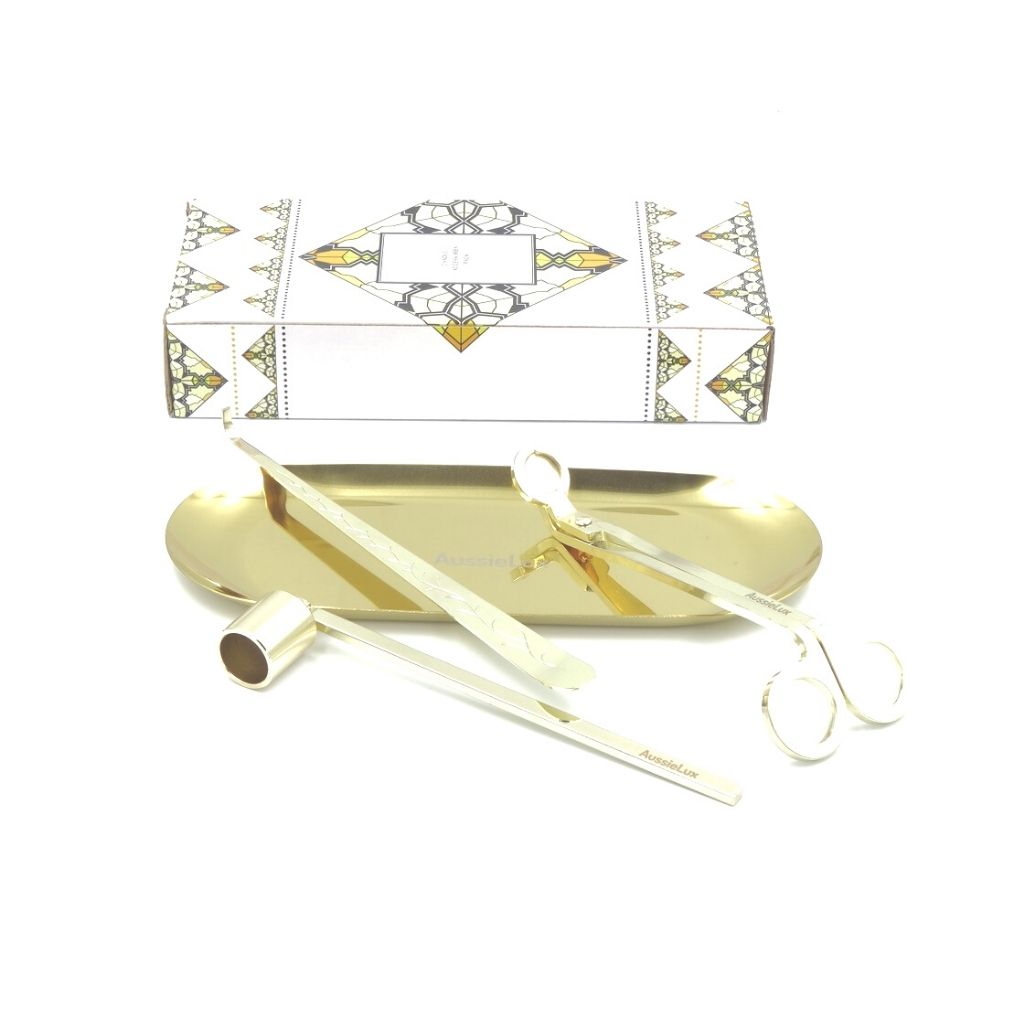 Candle Care Kit Gold Colour