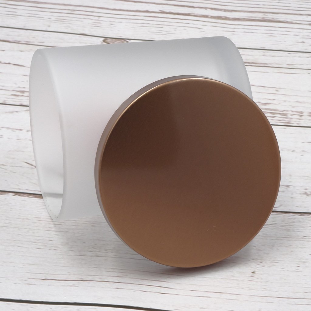 48 Pcs Luxury Glass Candle Jars with Lids for Making Candles, Wholesale (Frosted)